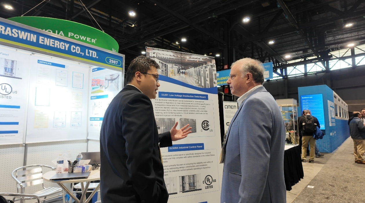 Infraswin Energy showed UL891 switchboards and UL508A control panels at 2026 IEEE Show